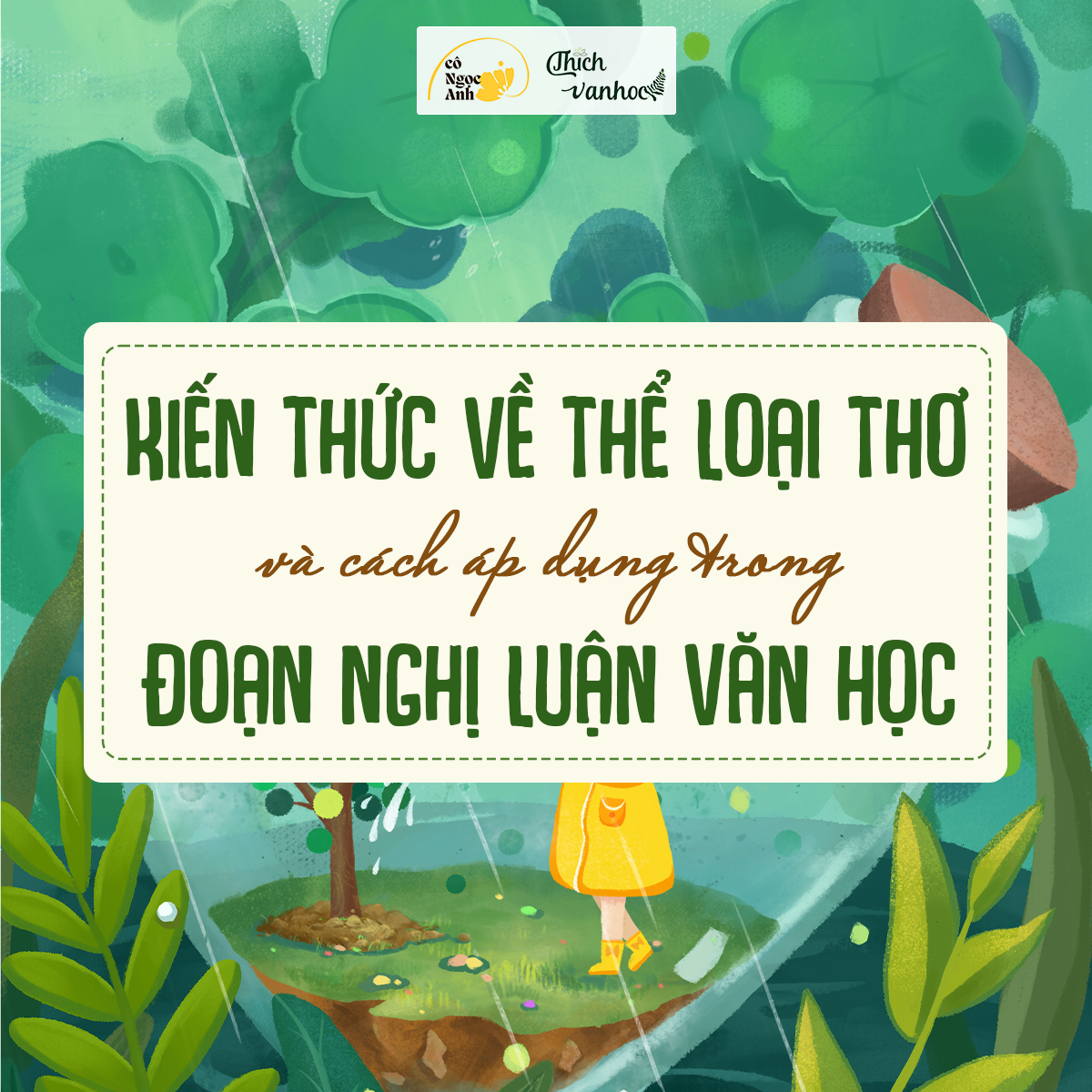 Kiến thức về thể loại Thơ và áp dụng vào đoạn Nghị luận văn học