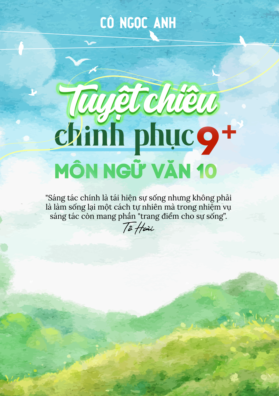 Tài liệu Văn học độc quyền - chinh phục điểm 9 văn 10 (bìa)