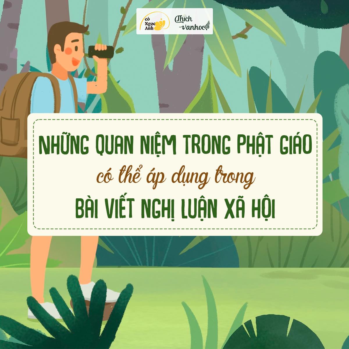 Nghị luận xã hội: Áp dụng những quan niệm Phật giáo trong bài