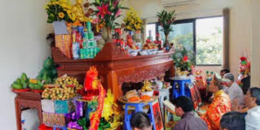 Them chi tiết nghi thức nhập trạch khi nhà được xây bằng tuổi mượn