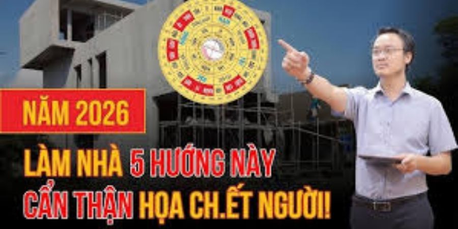 Xem chi tiết những hướng không nên xây nhà trong năm 2026