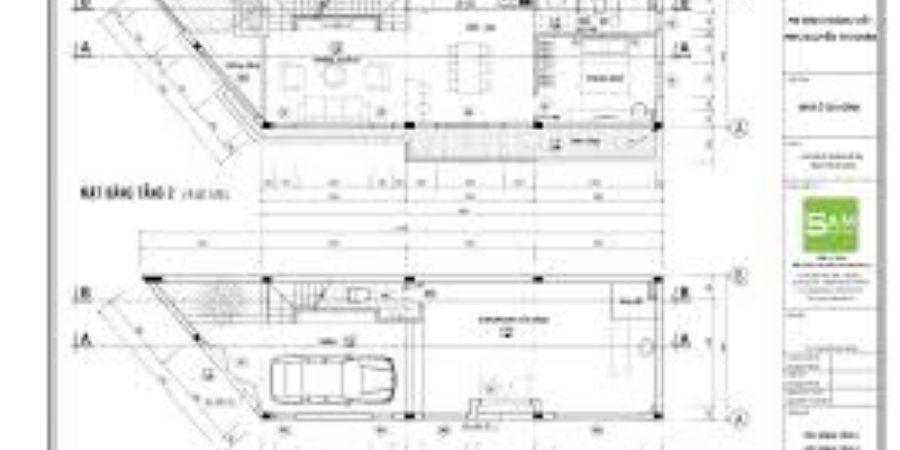 Xem chi tiết thiết kế nhà bị khuyết góc tại bốn góc mặt bằng