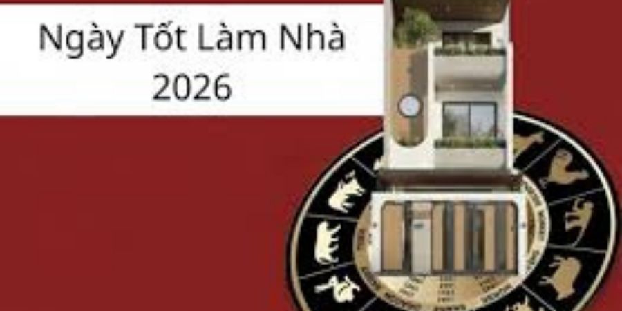 Cách tổng hợp ngày đẹp động thổ xây nhà năm 2026 theo từng tháng âm lịch
