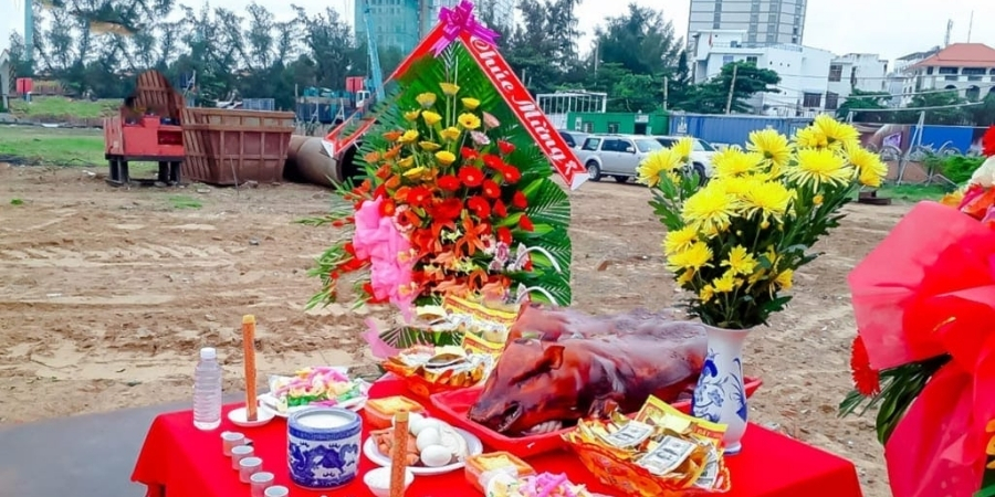 Xem chi tiết các thủ tục cúng lễ chuẩn bị khởi công