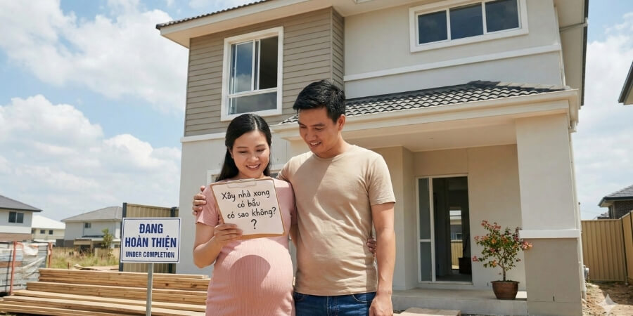 Xem thêm chi tiết có bầu xây nhà được không