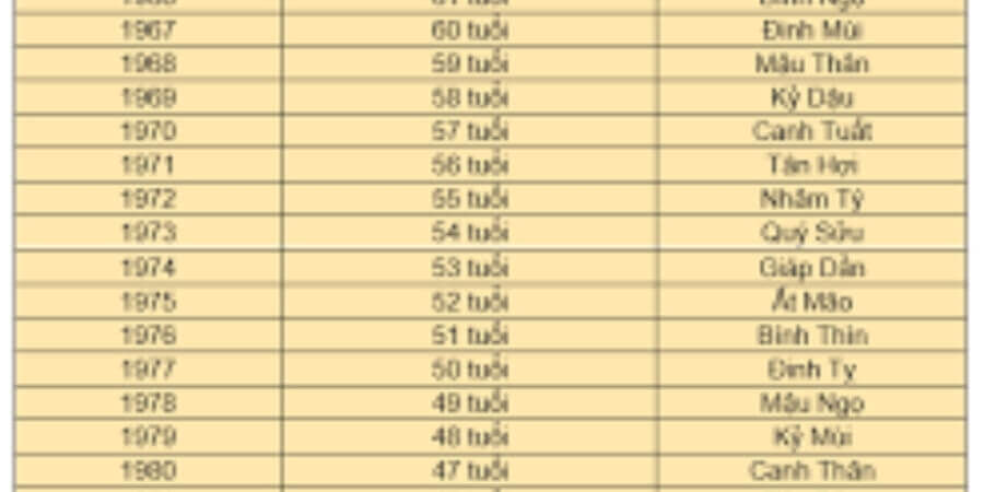 Xem chi tiết dùng tuổi âm lịch
