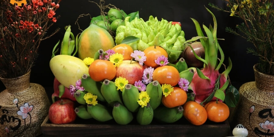 Xem chi tiết gợi ý các loại hoa quả cúng động thổ theo vùng miền