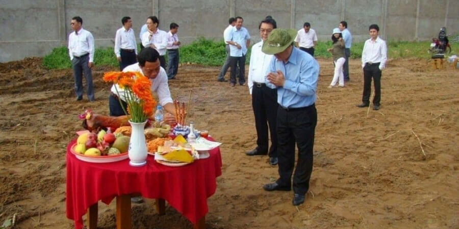 Xem chi tiết ngày giờ động thổ và nghi lễ khởi công