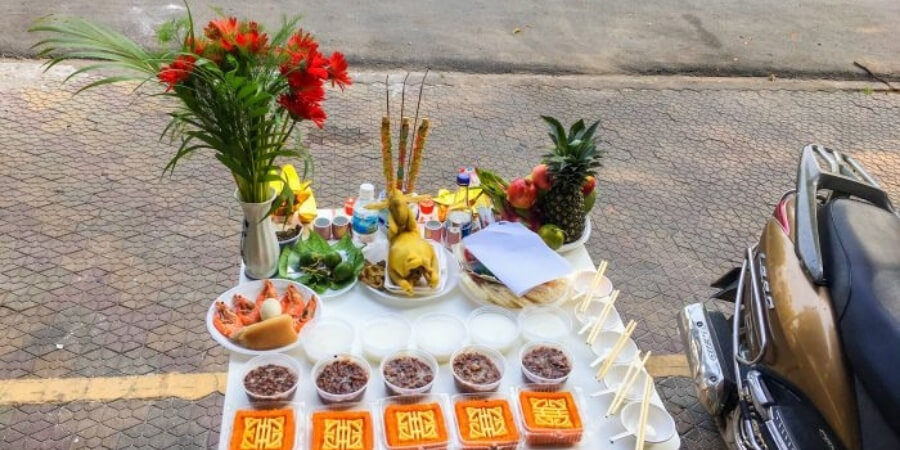 Xem thêm ngoài mâm trái cây, lễ cúng động thổ còn cần chuẩn bị gì