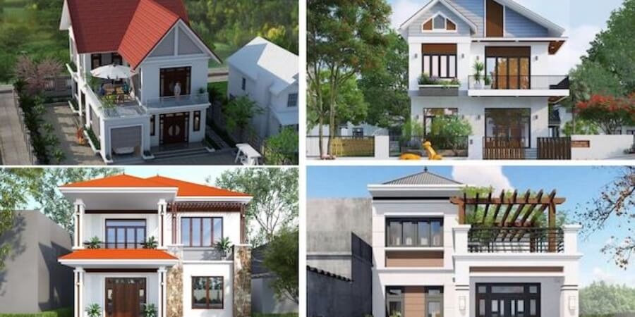 Kinh nghiệm mẫu nhà vuông 2 tầng