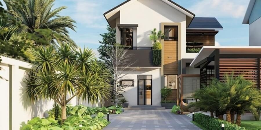 Xem thêm mẫu nhà vườn 2 tầng biệt thự