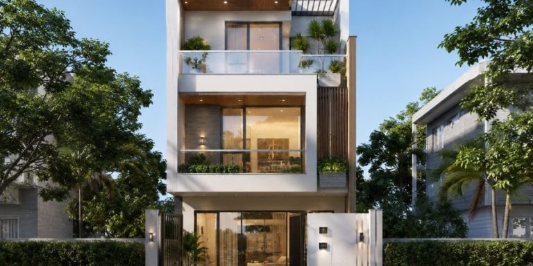 Xem thêm chi tiết mẫu nhà 2 tầng lửng