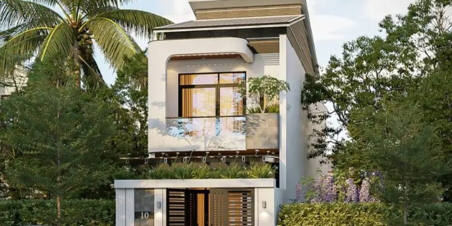Xem thêm mẫu nhà 2 tầng lệch 64m2